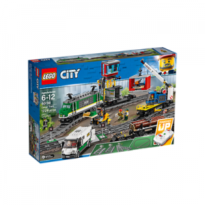 KLocki LEGO City 60198 Pociąg towarowy